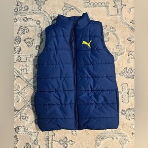 Puma puffer vest boys 10/12